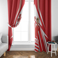 Canada 2026 Soccer Custom Window Curtain Les Rouges Go Champions