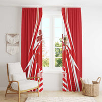 Canada 2026 Soccer Custom Window Curtain Les Rouges Go Champions
