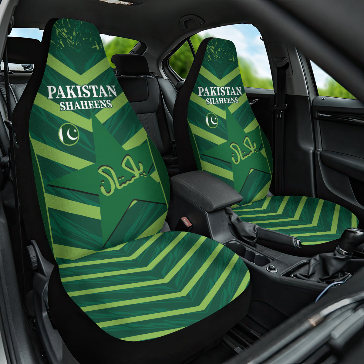 Pakistan Cricket Car Seat Cover 2024 World Cup Go Shaheens - Wonder Print Shop