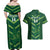 Custom Pakistan Cricket Couples Matching Off Shoulder Maxi Dress and Hawaiian Shirt 2024 World Cup Go Shaheens - Wonder Print Shop