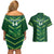 Custom Pakistan Cricket Couples Matching Off Shoulder Short Dress and Hawaiian Shirt 2024 World Cup Go Shaheens - Wonder Print Shop