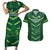 Custom Pakistan Cricket Couples Matching Short Sleeve Bodycon Dress and Hawaiian Shirt 2024 World Cup Go Shaheens - Wonder Print Shop