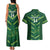 Custom Pakistan Cricket Couples Matching Tank Maxi Dress and Hawaiian Shirt 2024 World Cup Go Shaheens - Wonder Print Shop