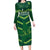 Custom Pakistan Cricket Family Matching Long Sleeve Bodycon Dress and Hawaiian Shirt 2024 World Cup Go Shaheens - Wonder Print Shop