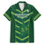 Custom Pakistan Cricket Family Matching Mermaid Dress and Hawaiian Shirt 2024 World Cup Go Shaheens - Wonder Print Shop