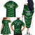 Custom Pakistan Cricket Family Matching Off The Shoulder Long Sleeve Dress and Hawaiian Shirt 2024 World Cup Go Shaheens - Wonder Print Shop