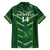 Custom Pakistan Cricket Family Matching Off The Shoulder Long Sleeve Dress and Hawaiian Shirt 2024 World Cup Go Shaheens - Wonder Print Shop