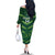 Custom Pakistan Cricket Family Matching Off The Shoulder Long Sleeve Dress and Hawaiian Shirt 2024 World Cup Go Shaheens - Wonder Print Shop