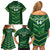 Custom Pakistan Cricket Family Matching Off Shoulder Short Dress and Hawaiian Shirt 2024 World Cup Go Shaheens - Wonder Print Shop