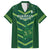 Custom Pakistan Cricket Family Matching Puletasi and Hawaiian Shirt 2024 World Cup Go Shaheens - Wonder Print Shop