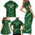 Custom Pakistan Cricket Family Matching Short Sleeve Bodycon Dress and Hawaiian Shirt 2024 World Cup Go Shaheens - Wonder Print Shop