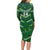 Custom Pakistan Cricket Long Sleeve Bodycon Dress 2024 World Cup Go Shaheens - Wonder Print Shop