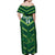 Custom Pakistan Cricket Off Shoulder Maxi Dress 2024 World Cup Go Shaheens - Wonder Print Shop