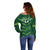 Custom Pakistan Cricket Off Shoulder Sweater 2024 World Cup Go Shaheens - Wonder Print Shop