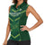 Custom Pakistan Cricket Women Sleeveless Polo Shirt 2024 World Cup Go Shaheens