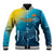 Custom Sri Lanka Cricket Baseball Jacket 2024 World Cup Go The Lions - Wonder Print Shop