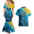 Custom Sri Lanka Cricket Couples Matching Mermaid Dress and Hawaiian Shirt 2024 World Cup Go The Lions - Wonder Print Shop