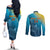 Custom Sri Lanka Cricket Couples Matching Off The Shoulder Long Sleeve Dress and Long Sleeve Button Shirt 2024 World Cup Go The Lions