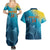 Custom Sri Lanka Cricket Couples Matching Summer Maxi Dress and Hawaiian Shirt 2024 World Cup Go The Lions - Wonder Print Shop