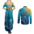 Custom Sri Lanka Cricket Couples Matching Summer Maxi Dress and Long Sleeve Button Shirt 2024 World Cup Go The Lions - Wonder Print Shop