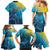 Custom Sri Lanka Cricket Family Matching Mermaid Dress and Hawaiian Shirt 2024 World Cup Go The Lions - Wonder Print Shop