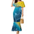 Custom Sri Lanka Cricket Family Matching Mermaid Dress and Hawaiian Shirt 2024 World Cup Go The Lions - Wonder Print Shop