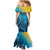 Custom Sri Lanka Cricket Family Matching Mermaid Dress and Hawaiian Shirt 2024 World Cup Go The Lions - Wonder Print Shop