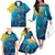 Custom Sri Lanka Cricket Family Matching Off The Shoulder Long Sleeve Dress and Hawaiian Shirt 2024 World Cup Go The Lions - Wonder Print Shop