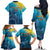 Custom Sri Lanka Cricket Family Matching Off The Shoulder Long Sleeve Dress and Hawaiian Shirt 2024 World Cup Go The Lions - Wonder Print Shop