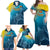 Custom Sri Lanka Cricket Family Matching Off Shoulder Maxi Dress and Hawaiian Shirt 2024 World Cup Go The Lions - Wonder Print Shop