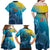 Custom Sri Lanka Cricket Family Matching Off Shoulder Maxi Dress and Hawaiian Shirt 2024 World Cup Go The Lions - Wonder Print Shop