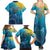 Custom Sri Lanka Cricket Family Matching Summer Maxi Dress and Hawaiian Shirt 2024 World Cup Go The Lions - Wonder Print Shop