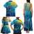 Custom Sri Lanka Cricket Family Matching Tank Maxi Dress and Hawaiian Shirt 2024 World Cup Go The Lions - Wonder Print Shop