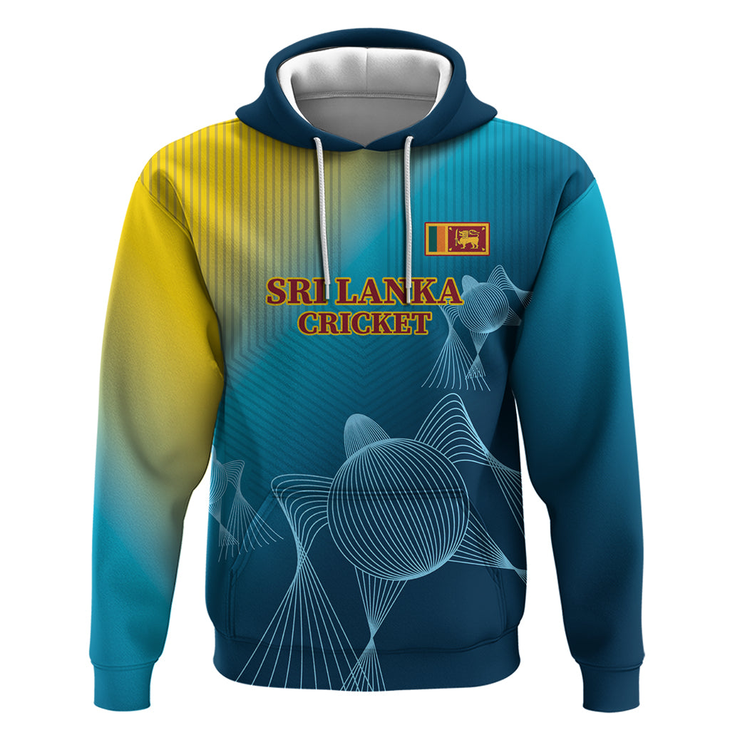 Custom Sri Lanka Cricket Hoodie 2024 World Cup Go The Lions - Wonder Print Shop