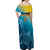 Custom Sri Lanka Cricket Off Shoulder Maxi Dress 2024 World Cup Go The Lions - Wonder Print Shop