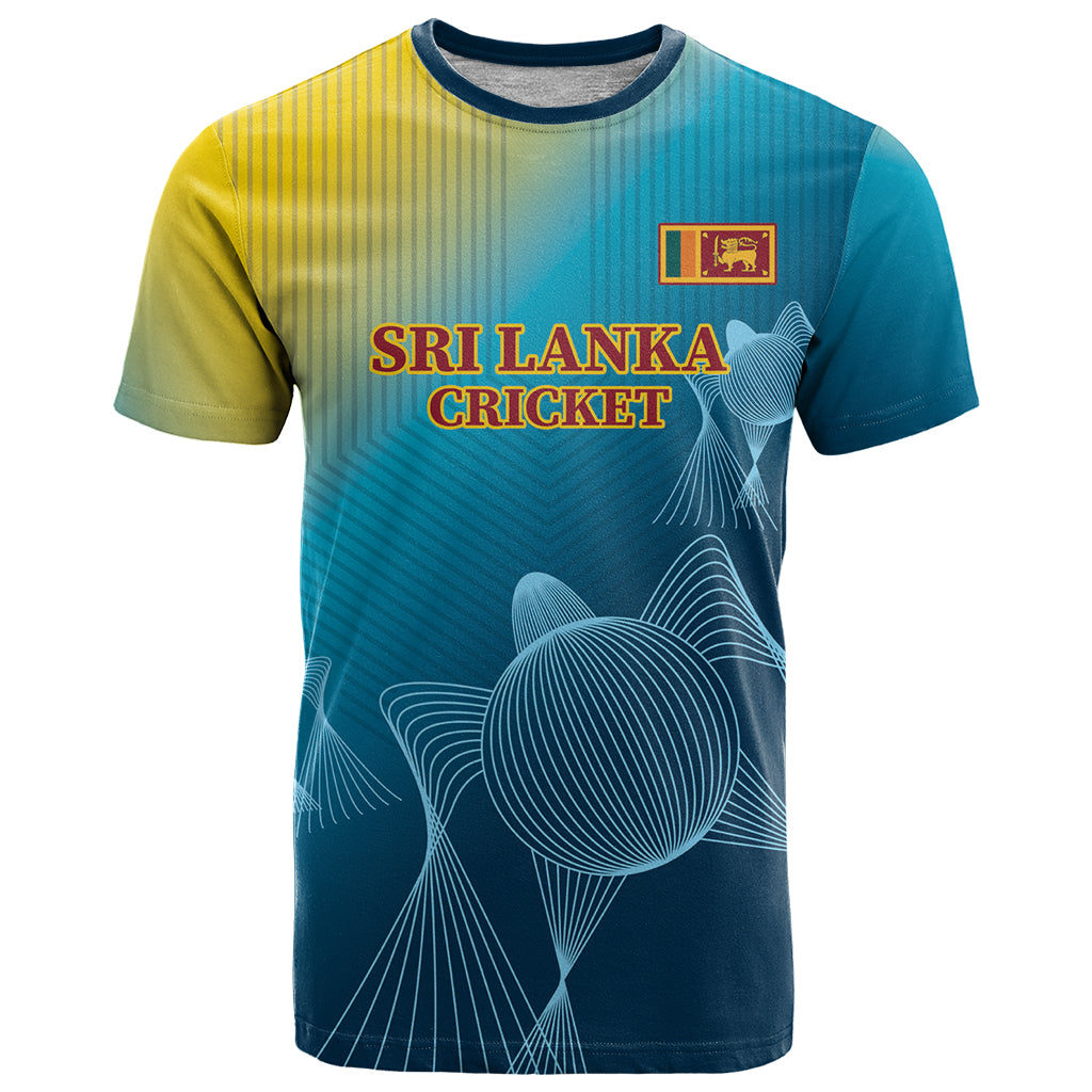 Custom Sri Lanka Cricket T Shirt 2024 World Cup Go The Lions