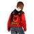 Albania Kid Hoodie Coat Of Arms Dynamic Style - Wonder Print Shop