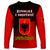 Albania Long Sleeve Shirt Coat Of Arms Dynamic Style - Wonder Print Shop