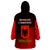 Albania Wearable Blanket Hoodie Coat Of Arms Dynamic Style - Wonder Print Shop