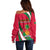 Maldives Independence Day Off Shoulder Sweater Happy 58th Anniversary - Wonder Print Shop