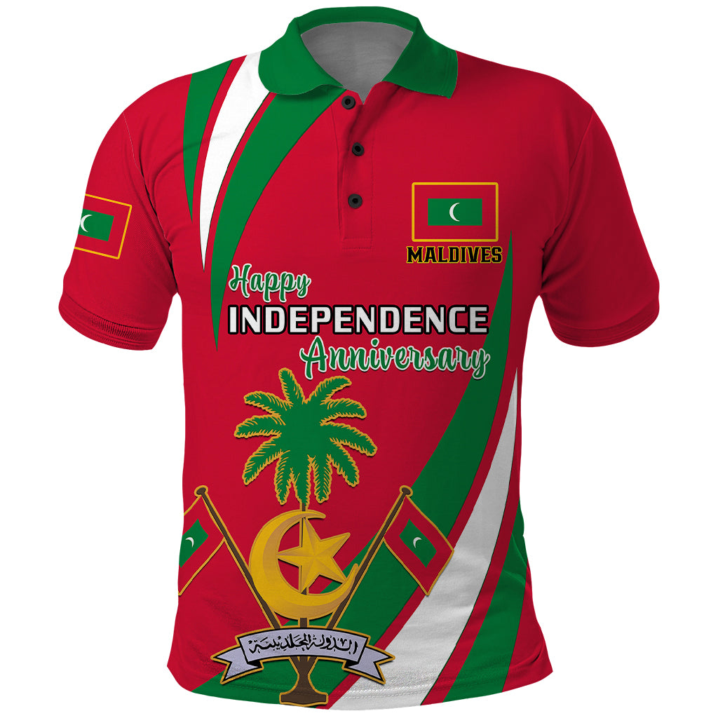 Maldives Independence Day Polo Shirt Happy 58th Anniversary - Wonder Print Shop