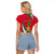 Maldives Independence Day Raglan Cropped T Shirt Happy 58th Anniversary - Wonder Print Shop