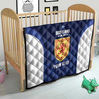 Custom Scotland Cricket Quilt Go Scots Thistle Pattern - Wonder Print Shop