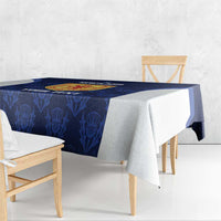 Custom Scotland Cricket Tablecloth Go Scots Thistle Pattern - Wonder Print Shop