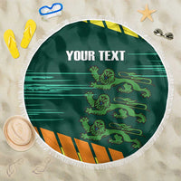 Custom Guernsey Cricket Beach Blanket Go Champions - Wonder Print Shop