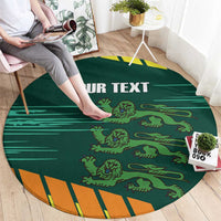 Custom Guernsey Cricket Round Carpet Go Champions - Wonder Print Shop