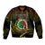 Personalised Vanuatu Bomber Jacket Yumi 43 Hapi Independens Dei Black Version - Wonder Print Shop