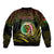 Personalised Vanuatu Bomber Jacket Yumi 43 Hapi Independens Dei Black Version - Wonder Print Shop