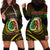 Personalised Vanuatu Hoodie Dress Yumi 43 Hapi Independens Dei Black Version - Wonder Print Shop