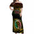 Personalised Vanuatu Off Shoulder Maxi Dress Yumi 43 Hapi Independens Dei Black Version - Wonder Print Shop